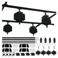 1 51 5m a studio equipment lighting support system ceiling rail track 43 200cm photography pantograph set