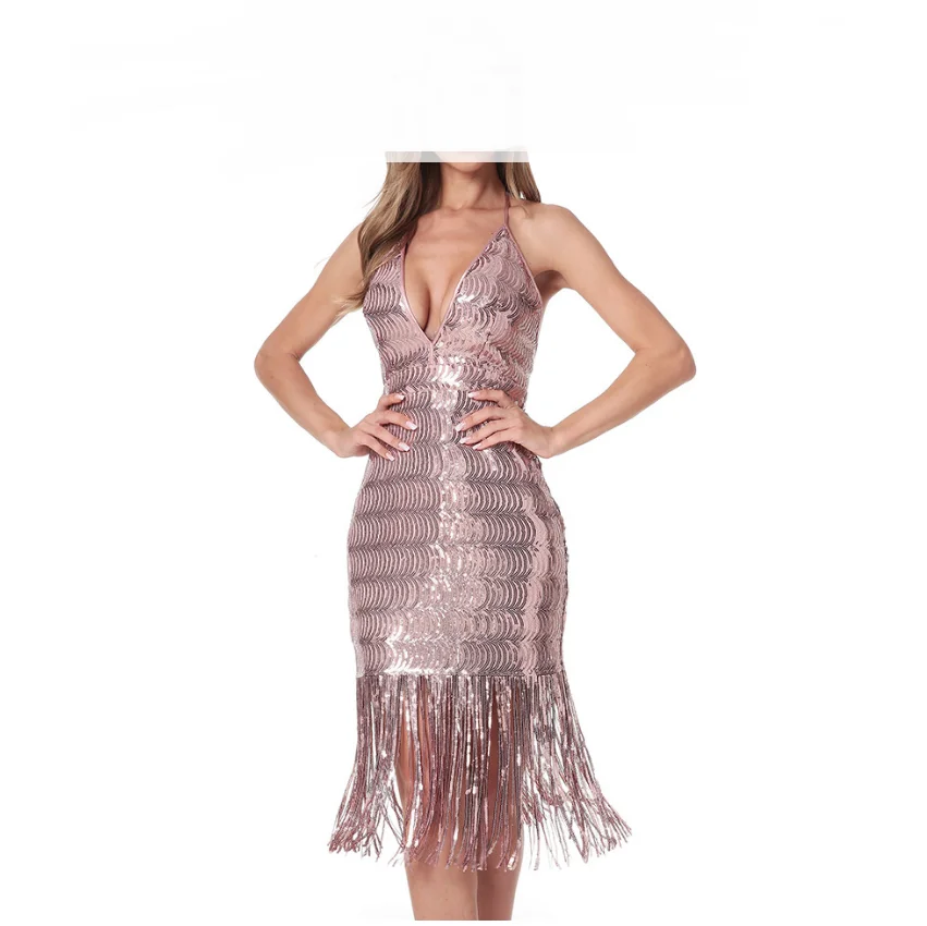 Модные летние Для женщин s горячий сексуальный вырез на спине розовое красное