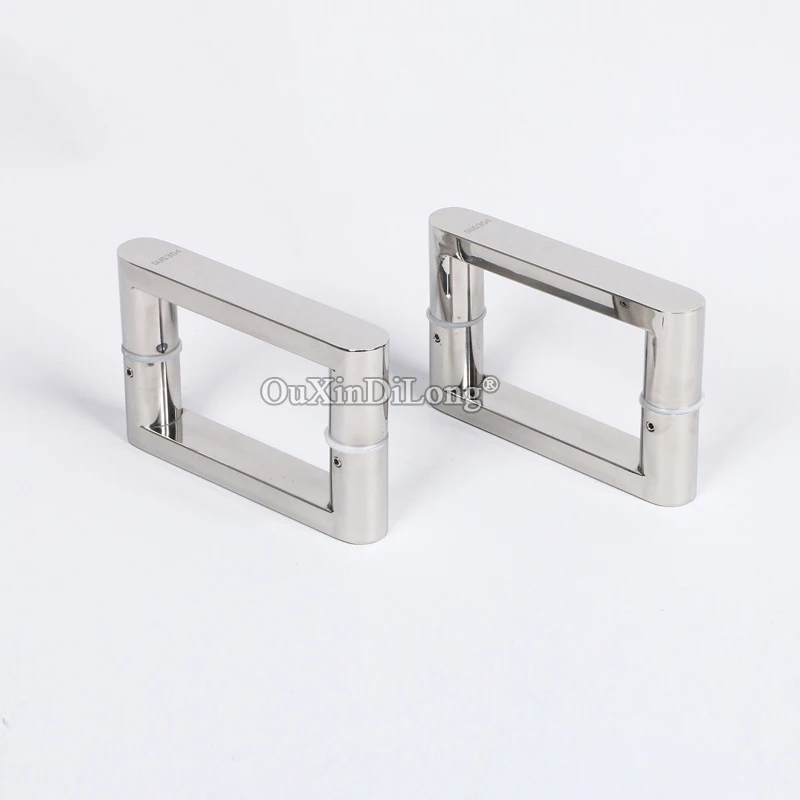Новое поступление 2 шт. безрамные ручки для душевой кабины из нержавеющей стали 304