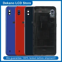 for samsung galaxy a10e a102 a102u back battery cover adhesive tape back cover housing rear door case replacement camera lens
