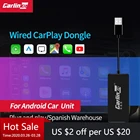 Автомобильный USB-адаптер Carlinkit, проводной мультимедийный плеер на Android, для IPhone и Android телефонов