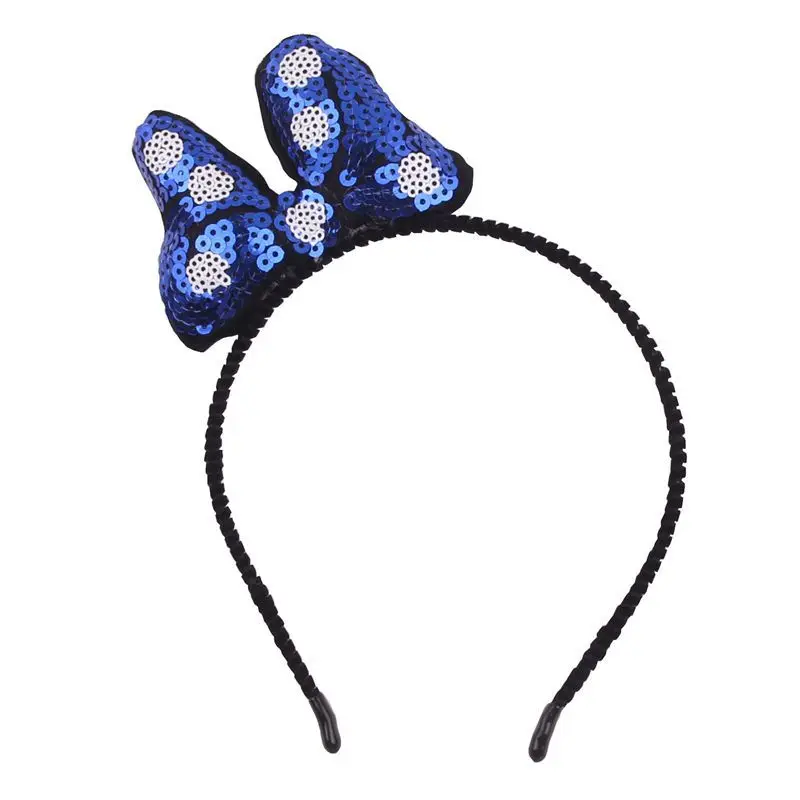 Новинка детские головные уборы блестящие банты в горошек милые женские шикарные