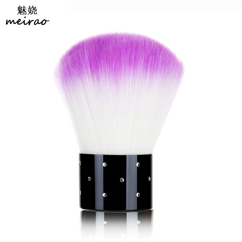 Мягкая щетка для чистки ногтей акрила и УФ гель очистки пыли инструмент маникюра