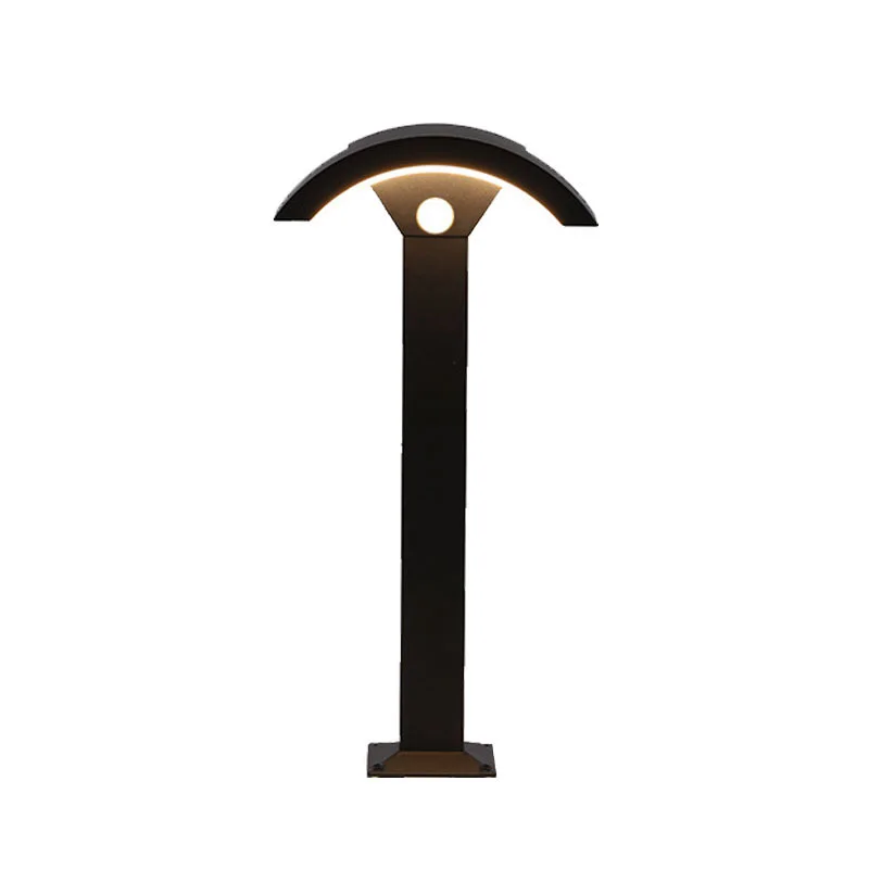 

New 18W LED Garden Lawn Lamp Modern Waterproof IP65 Aluminum Motion Sensor Pillar Light Outdoor Courtyard villa landscape light