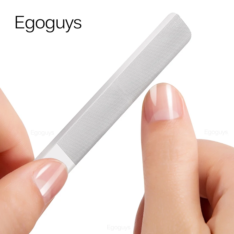 Nano пилка для ногтей Maincure буферный чехол с натуральным кристаллом блестящий не