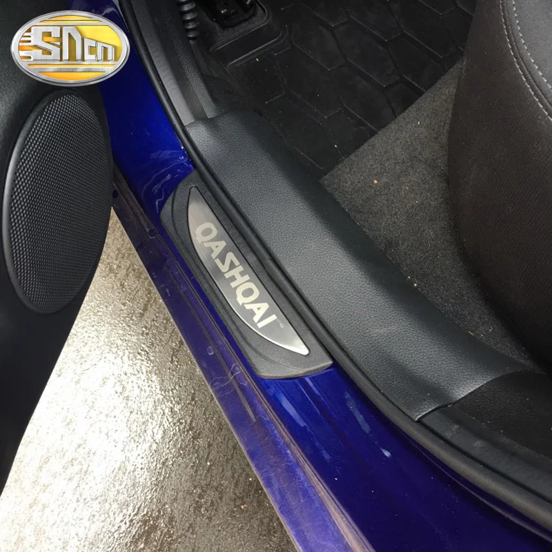 

4PCS High-quality Stainless Steel Welcome Pedal Car Scuff Plate Pedal Trim Threshold Door Sill For Nissan Qashqai 2016 - 2020