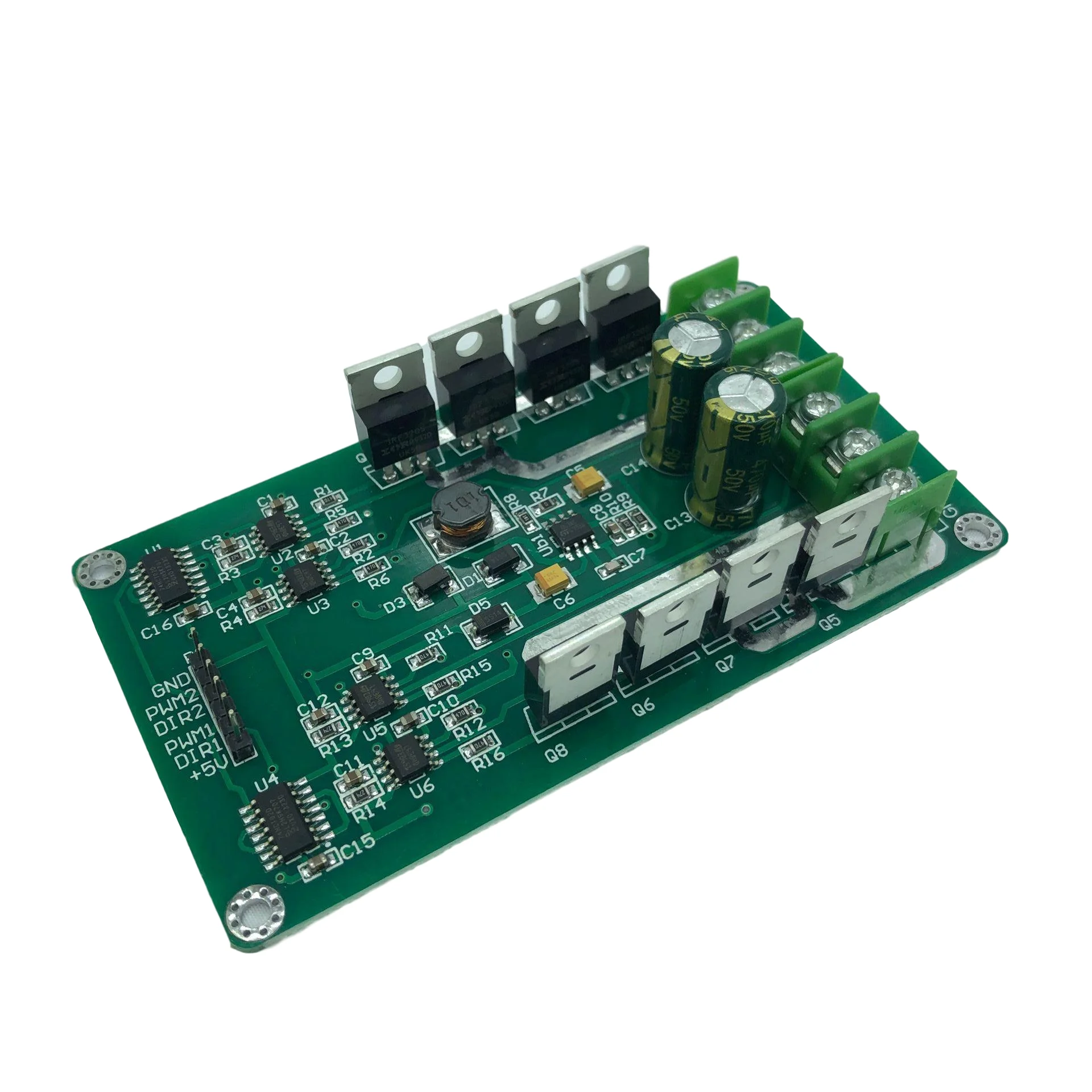 Плата модуля драйвера двойного двигателя IRF3205 плата H-bridge DC MOSFET 3-36 в 10A Peak30A