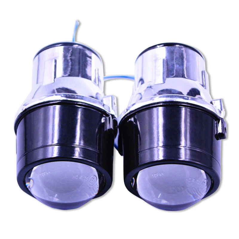 Automotive Universal Lens Coating Super Bright Modification 2.5 Inch Blue Film Double Fog Lamp Far And Near Light He | Автомобили и