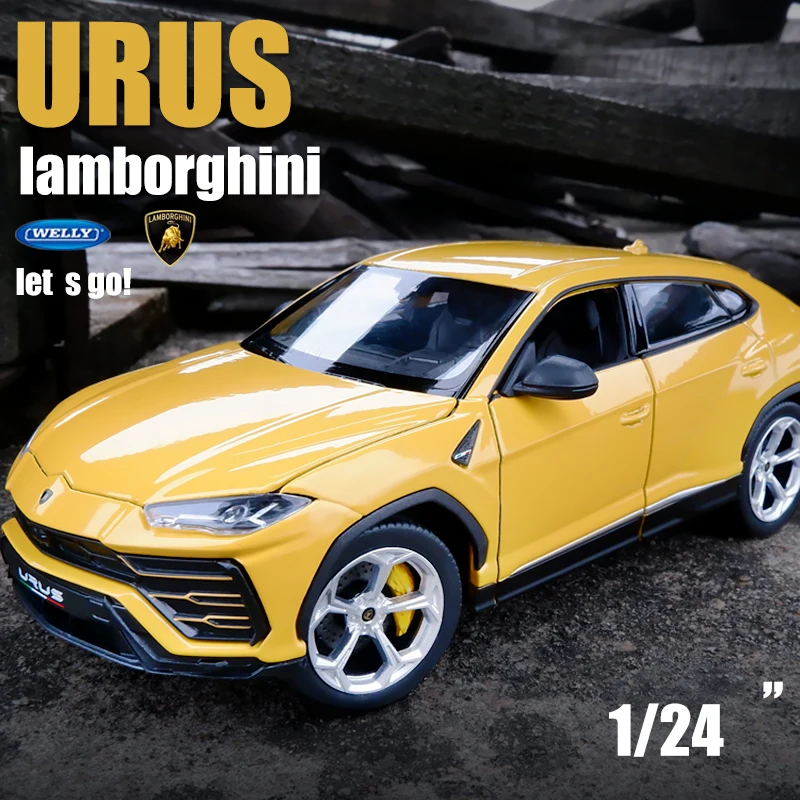WELLY 1:24 Lamborghini Bison urus автомобиль модель спортивного автомобиля из сплава литый