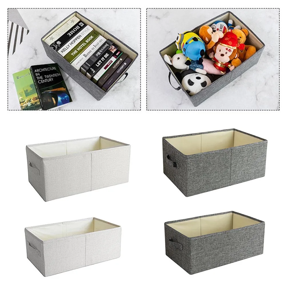 

Clothes Storage Bag Closet Organizer Box With Reinforced Handle Durable For Clothing Books Comforters Blankets Bedding Toys