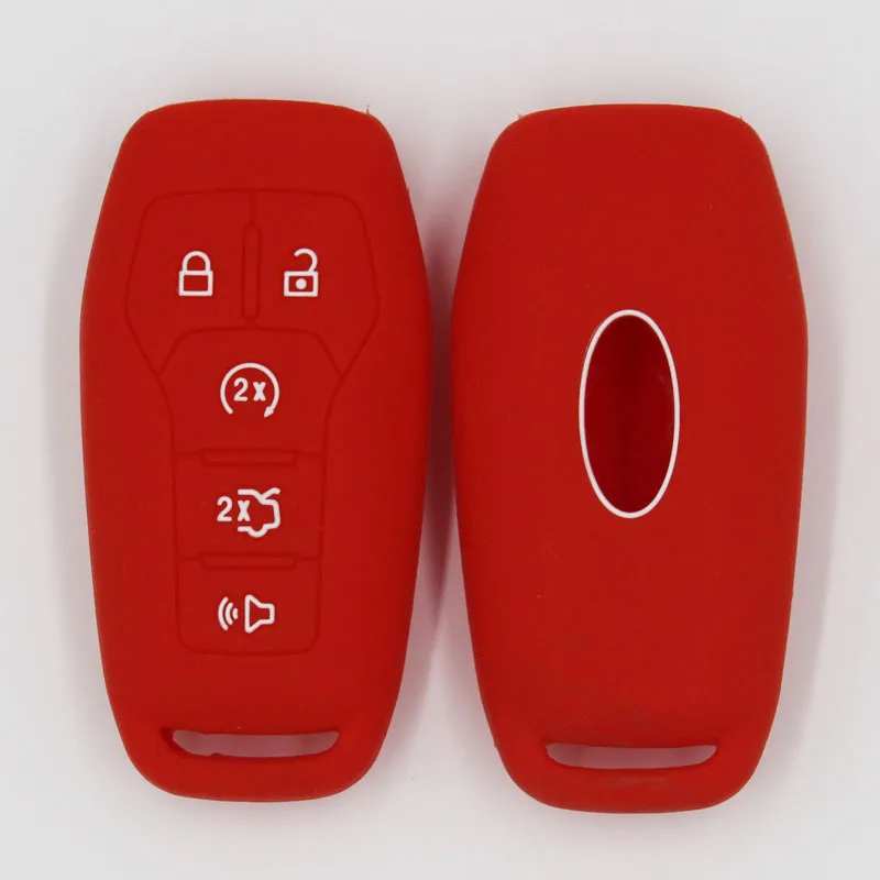 

Key Case for Ford Taurus Edge F-series F150 F250 Silicone The Protection Remote Car Key Case Cover Multi-colour