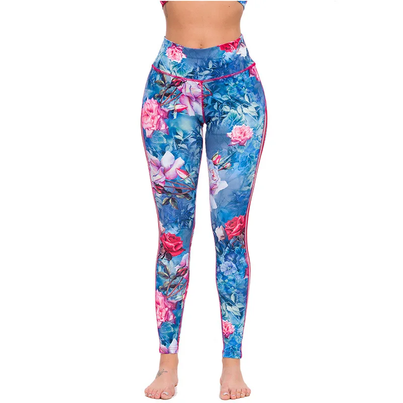 Комплект для йоги одежда фитнеса спортивная с высокой талией женские леггинсы
