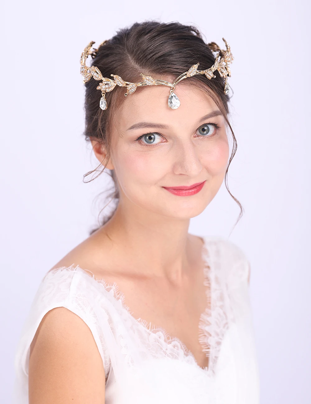 Шикарная богемная свадебная корона блестящие стразы головной убор свадебные
