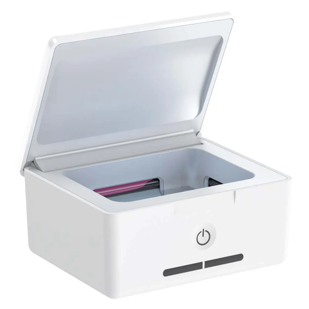 

IRIVER BLANK Automatic Hearing Aid Dryer Dehumidifier and Electronic Cochlear Dryer UV-C Disinfecting Sanitizer and Cleaning