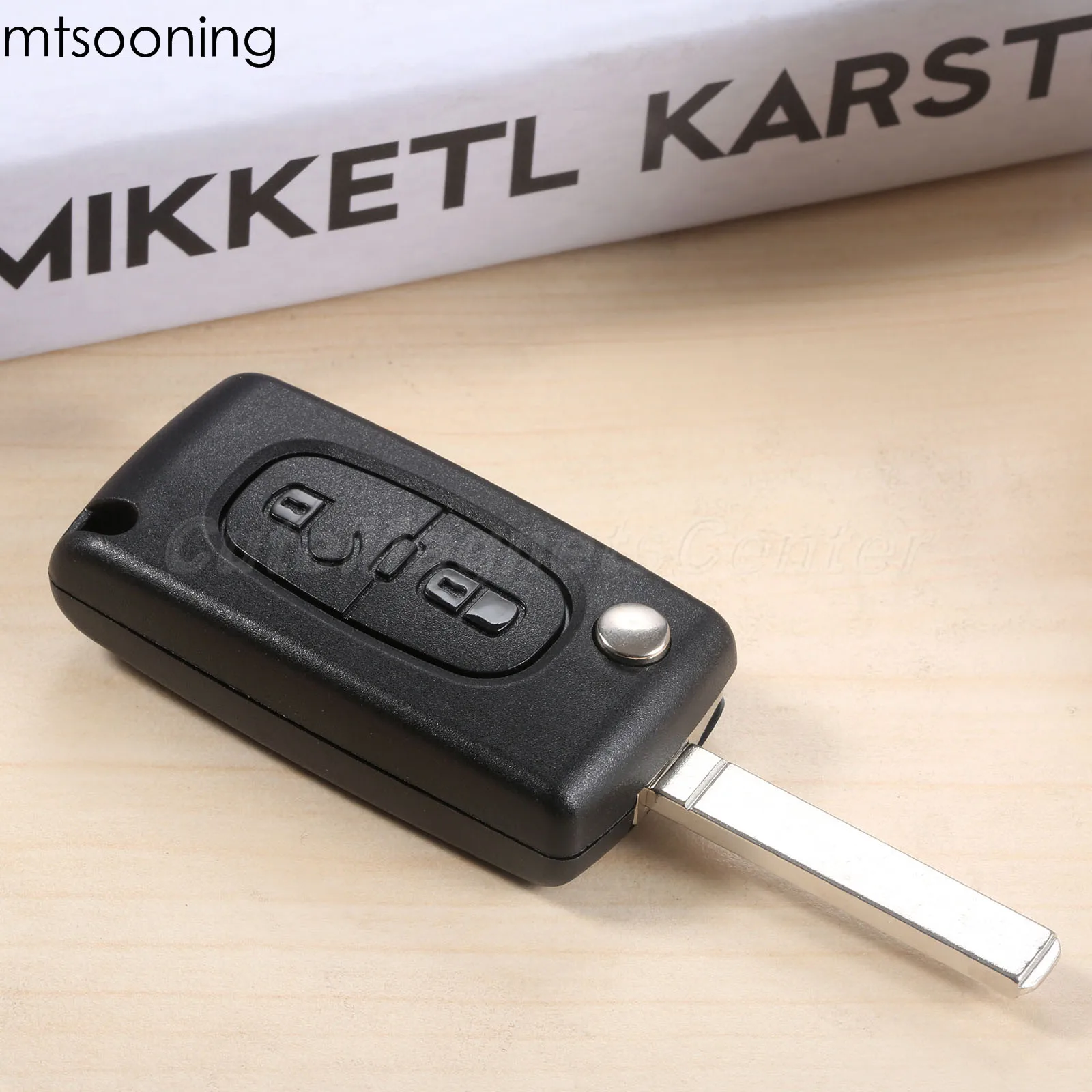 Mtsooning дистанционный ключ 2 кнопки 433 МГц ID46 PCF7941 чип CE0523 VA2 необработанное лезвие