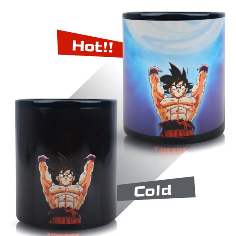 Дропшиппинг 1 шт. 350 мл новые меняющие цвет кружки Goku Vegata кофе чай молоко