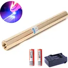 Лазерные указки высокой мощности, 2 Вт, 450 нм, в бронзовом корпусе