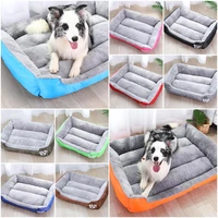 dog bed fleece pet winter warm mat kennel cotton mat dog thicken mattress puppy soft pet cushion waterproof bottom cozy sofa bed