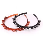 Простые в использовании практичные Инструменты для укладки волос модные корейские двухслойные челки головной убор твист заплетать волосы в косу зажим обруч для женщин