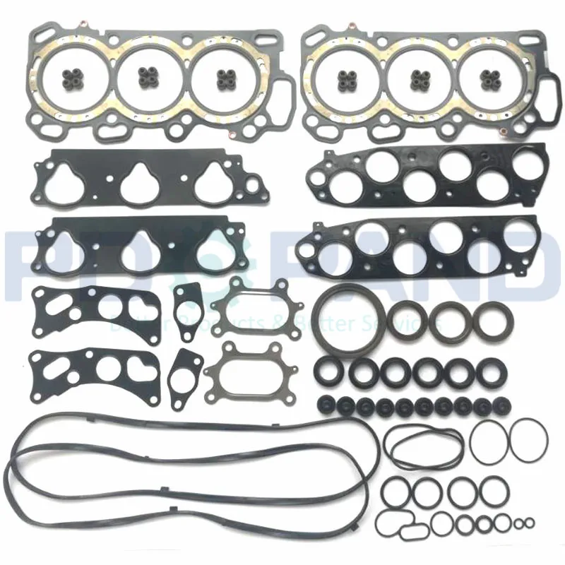 Комплект прокладок двигателя J30A4 06110 RCA A02 06120 для Honda ACCORD купе CM7 VII CM6 3 0 V6 2997cc 2003
