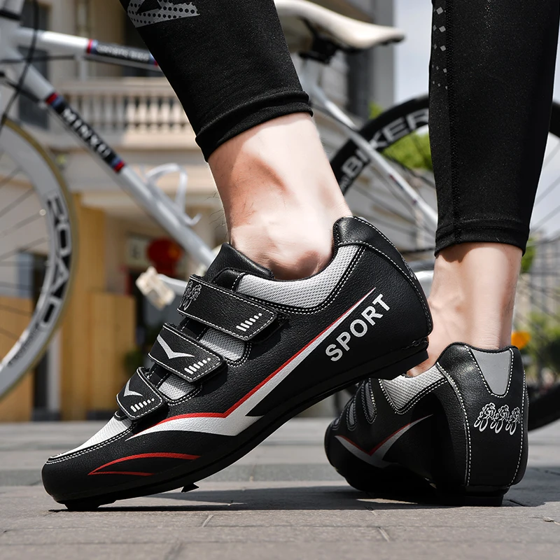 

Men Mountain Subway Triathlon Cycling Shoes Women Self-Locking Spinning Professional Bicycle Shoes Male Mountain Sneakers