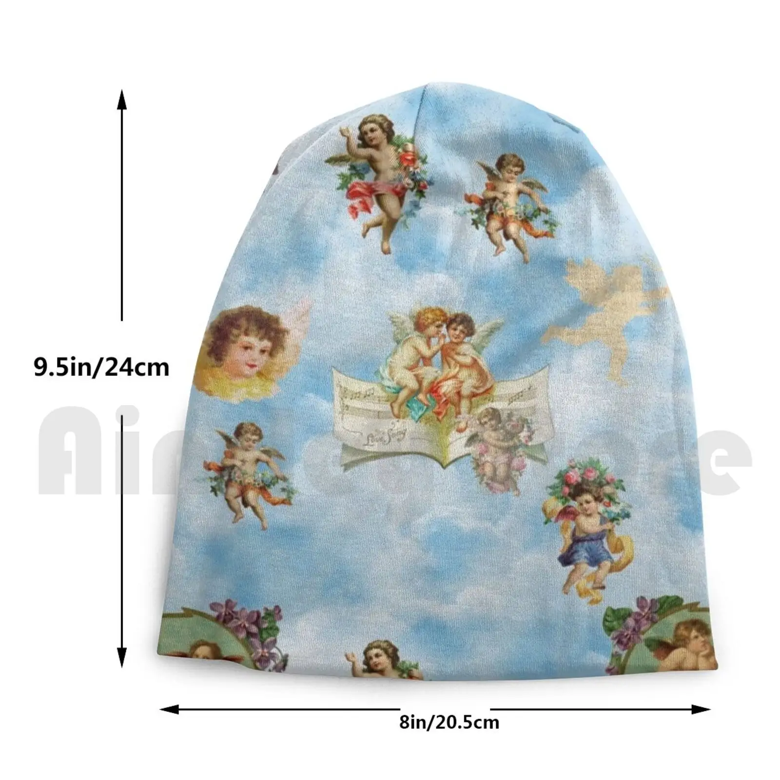 

Clouds Angel Cherubs Beanie Hedging Cap DIY Print Cushion Clouds Angel Cherubs Angel Angelic Celestial Heaven Heavenly