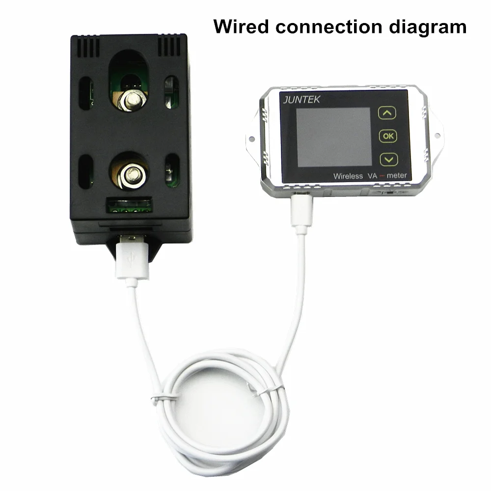 

DC 120V 100A 200A 300A Wireless ammeter Voltage KWh Watt Meter Car Battery coulometer Capacity tester Power monitoring