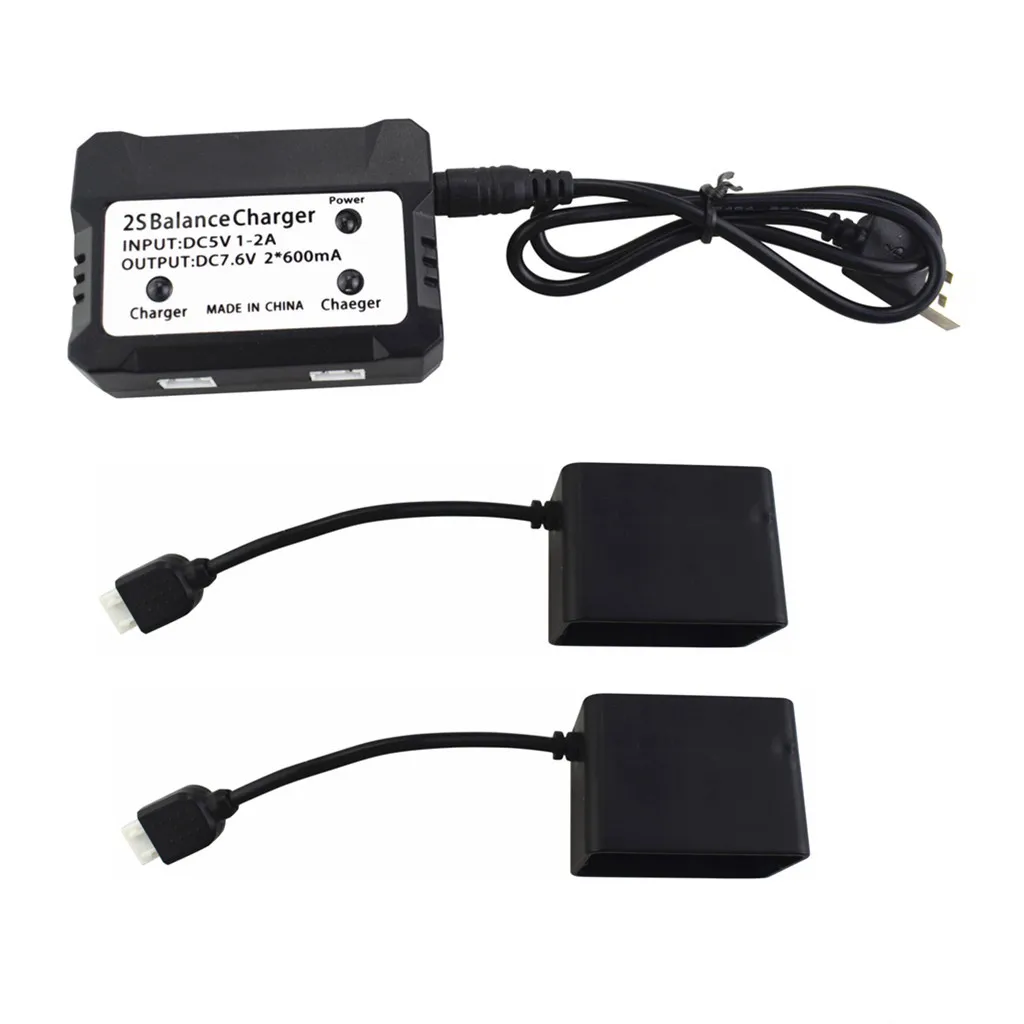 Зарядное устройство 2 в 1 с USB кабелем для MJX Bugs 4 Вт B4W D88 EX3 HS550 GPS Аксессуары Дронов