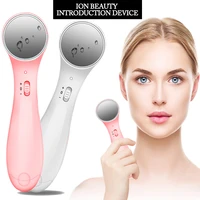multifunctional negative ion beauty importer ultrasonic vibration cleansing device anti aging facial lifting massage beauty tool
