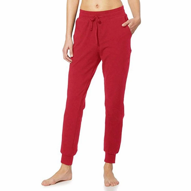 

Lugentolo Sweatpants Women Summer Fashion Drawstring Solid Color Plus Size Pockets Pants Women