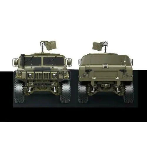 HG 1/10 RC 4*4 P408 Американский военный автомобиль гоночный 2 скорости ESC двигатель 16CH