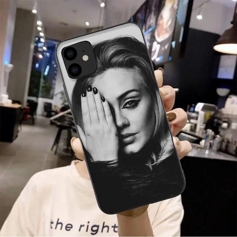 

LJHYDFCNB Adele Phone Case For Iphone 6 6s 7 8 Plus XR X XS 11 12 Pro Mini Max