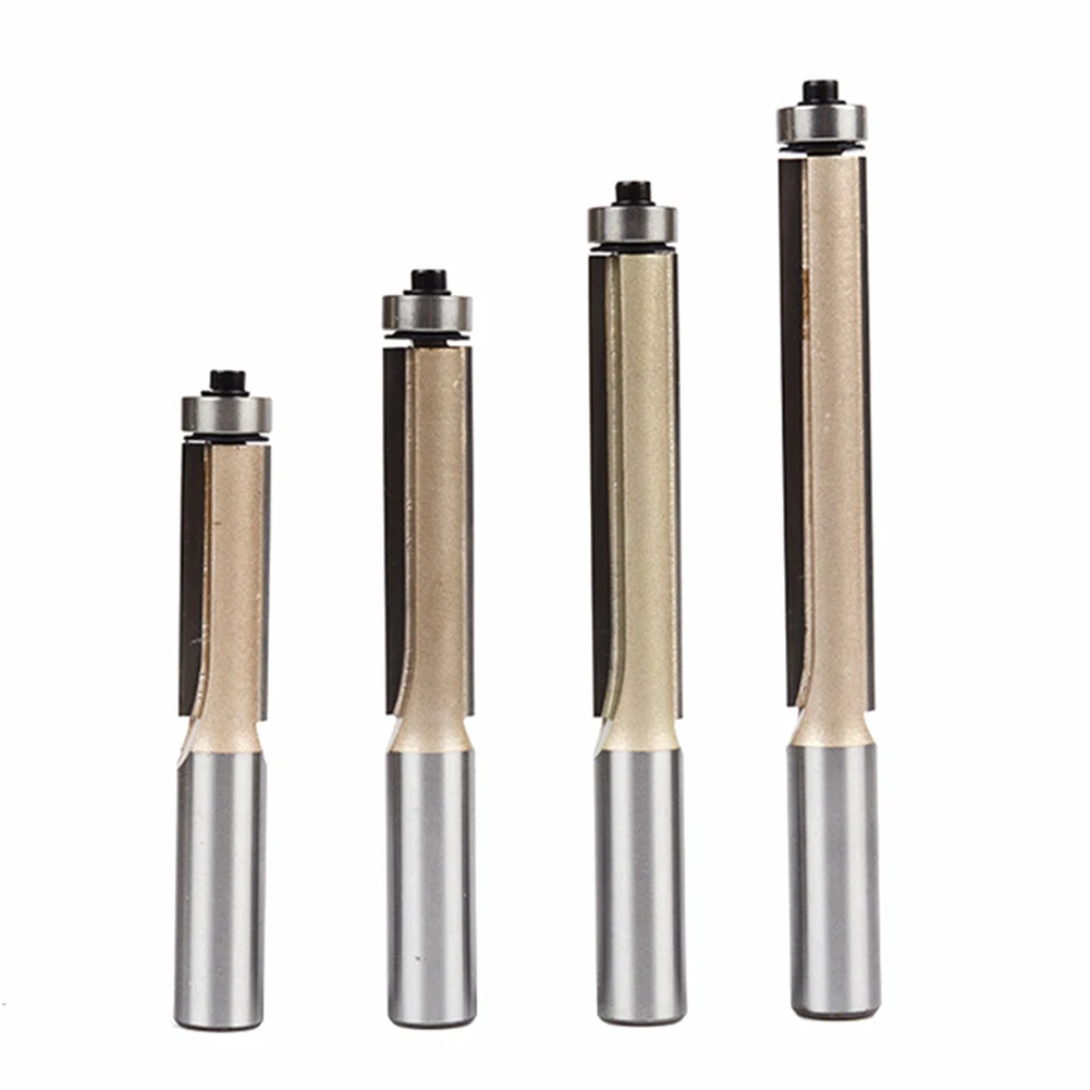 

Flush Trim Shank Trim Router Bit Double Cutters Tool 1/2\" Extra Long Sharp New