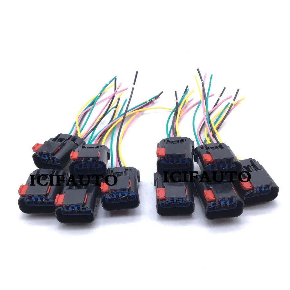 Электрическая штепсельная вилка катушки зажигания 4-way отрезок провода жгут для