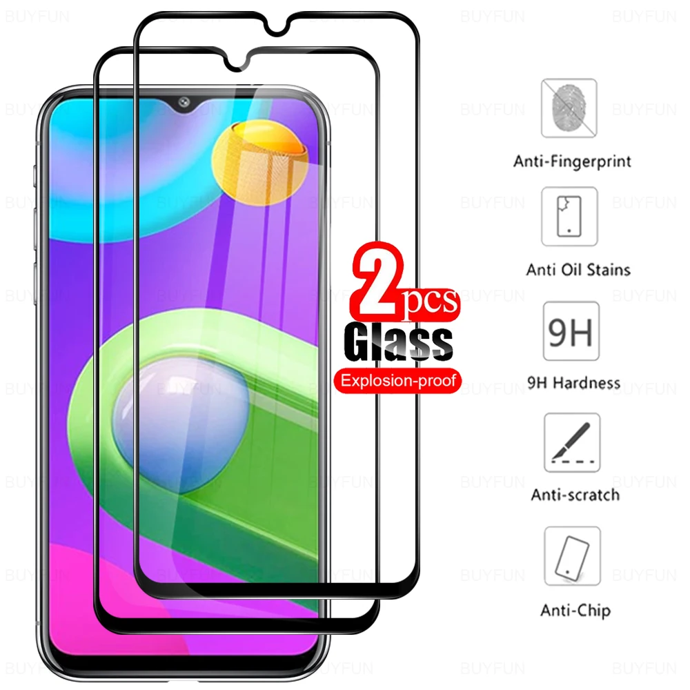 

2Pcs Screen Protector for Samusng Galaxy M02 Protective Glass for Samsung Galaxy M02 sansungm02 02m Safety Tempered Glass