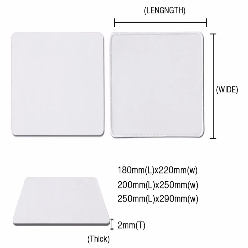 Коврик для мыши XGZ с милыми животными резиновый прямоугольный скоростной 22 х18 см