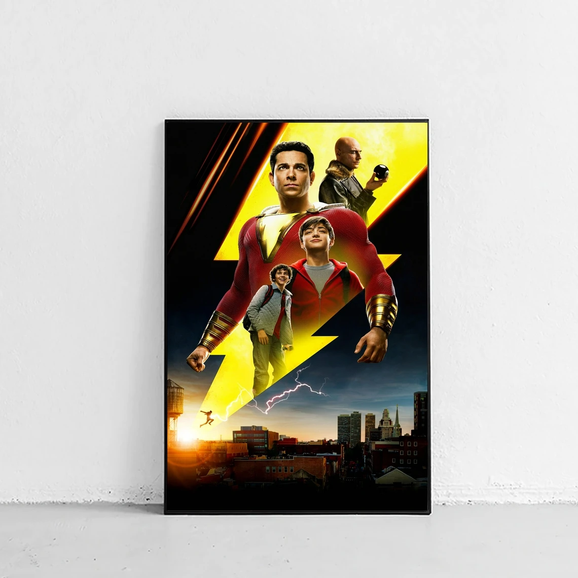 

Shazam! (2019) Movie Poster Canvas Print Home Wall Painting Decoration (No Frame)
