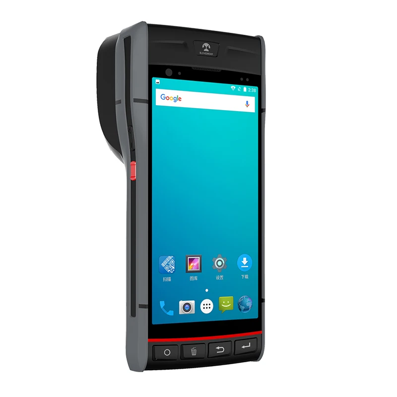 Ручной POS-терминал Mobile Smart PDA со встроенной этикеткой и термопринтером ОС Android 9.0