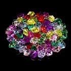 50 шт. разноцветные искусственные камни, хрустальные кубики льда, наполнитель для ВАЗ, свадебное украшение, садовые булыжники, украшение для аквариума