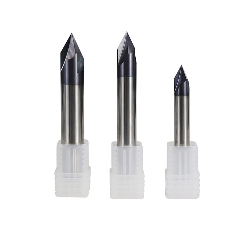 

1pcs Hard Tungsten Steel Chamfering Milling Cutter 3 Blade 90 Degree CNC End Mil Blade Tungsten Steel Chamfering 90 Degrees