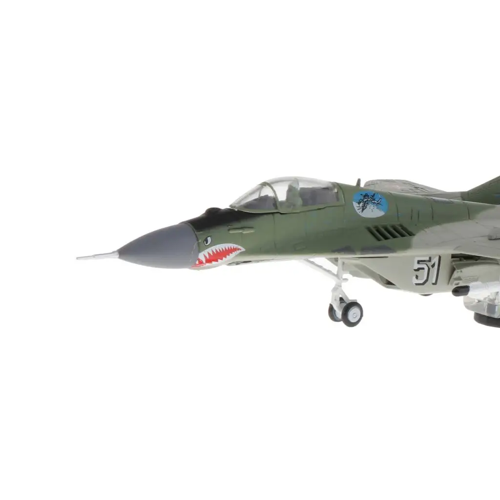 1:100 Масштаб MIG-29 истребитель литой металлический самолет модель игрушки для