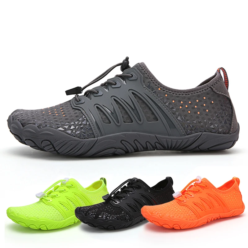 34-47 yards quick-drying lace-up water shoes non-slip breathable water sports shoes diving surfing shoes couple swimming shoes