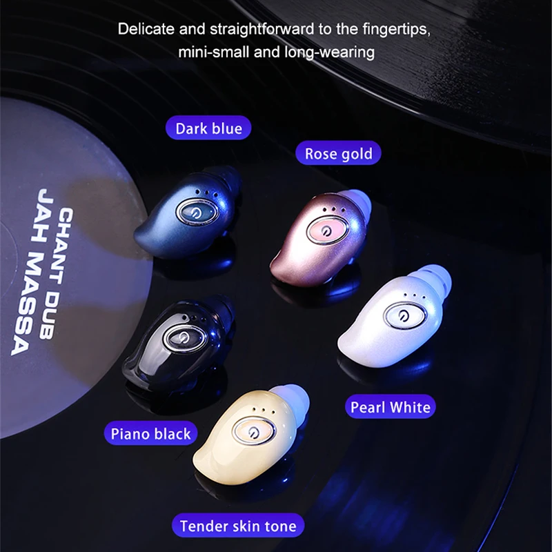 KEBIDU Беспроводные Bluetooth 5 0 наушники с микрофоном V21 мини-наушники Handsfree Ear Hook