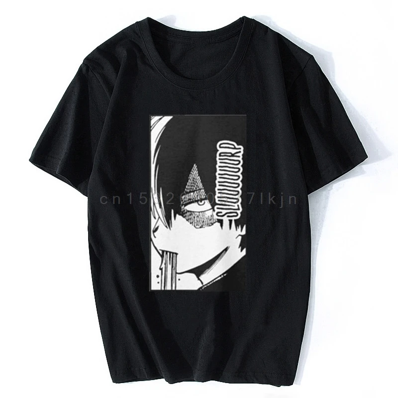 Shoto Slurp футболка шото Тодороки стремиться герой Академии Izuku Deku Bakugo все возможно Mha