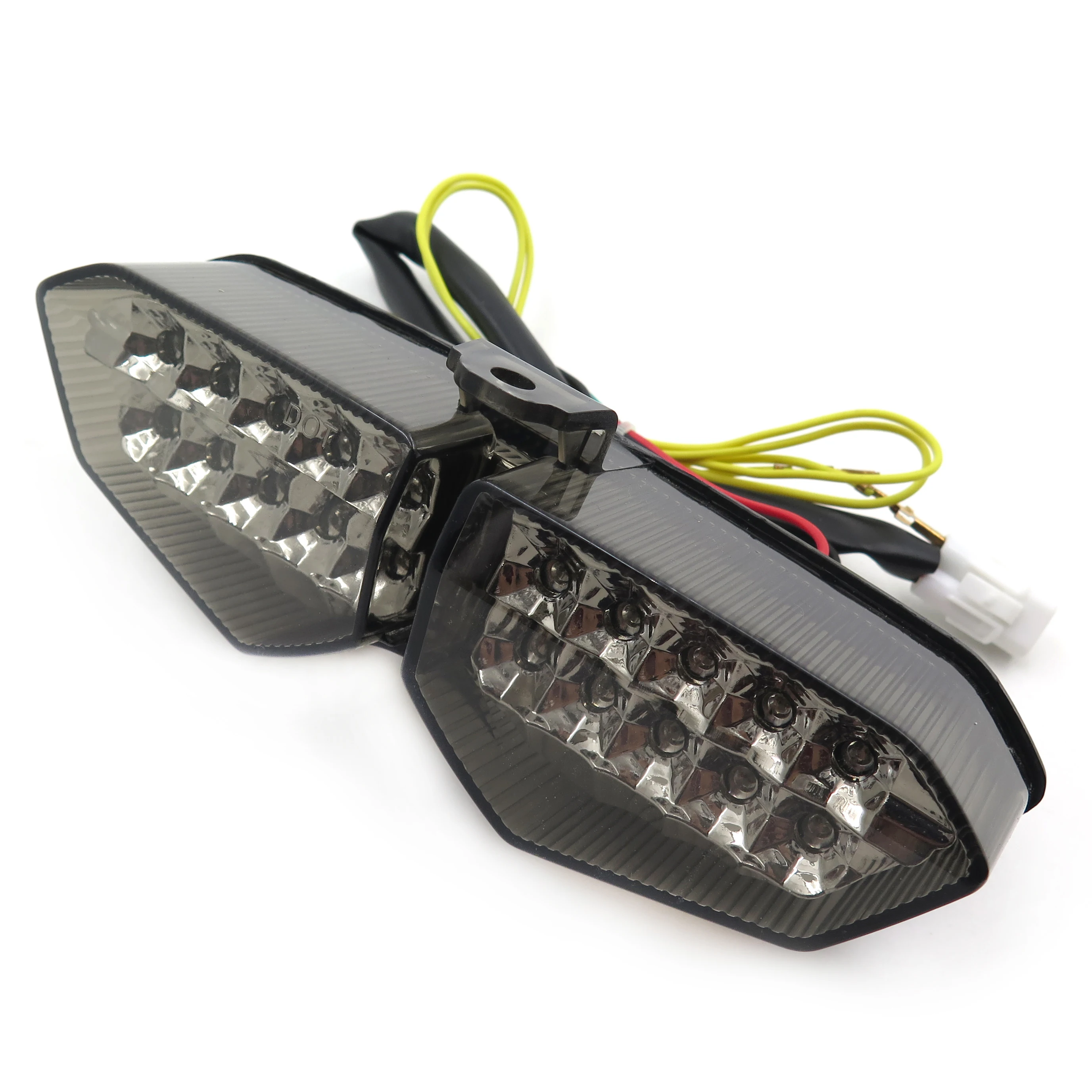 

Aftermarket free shipping motorcycle parts Led Tail Brake Light For Yamaha Yzfr6 R6 2003-2005 Yzf-R6S R6S 2006-2008 Smoke