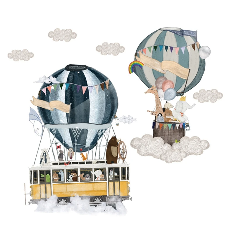 Воздушный шар симпатичная Наклейка на стену декор для детской комнаты настенные