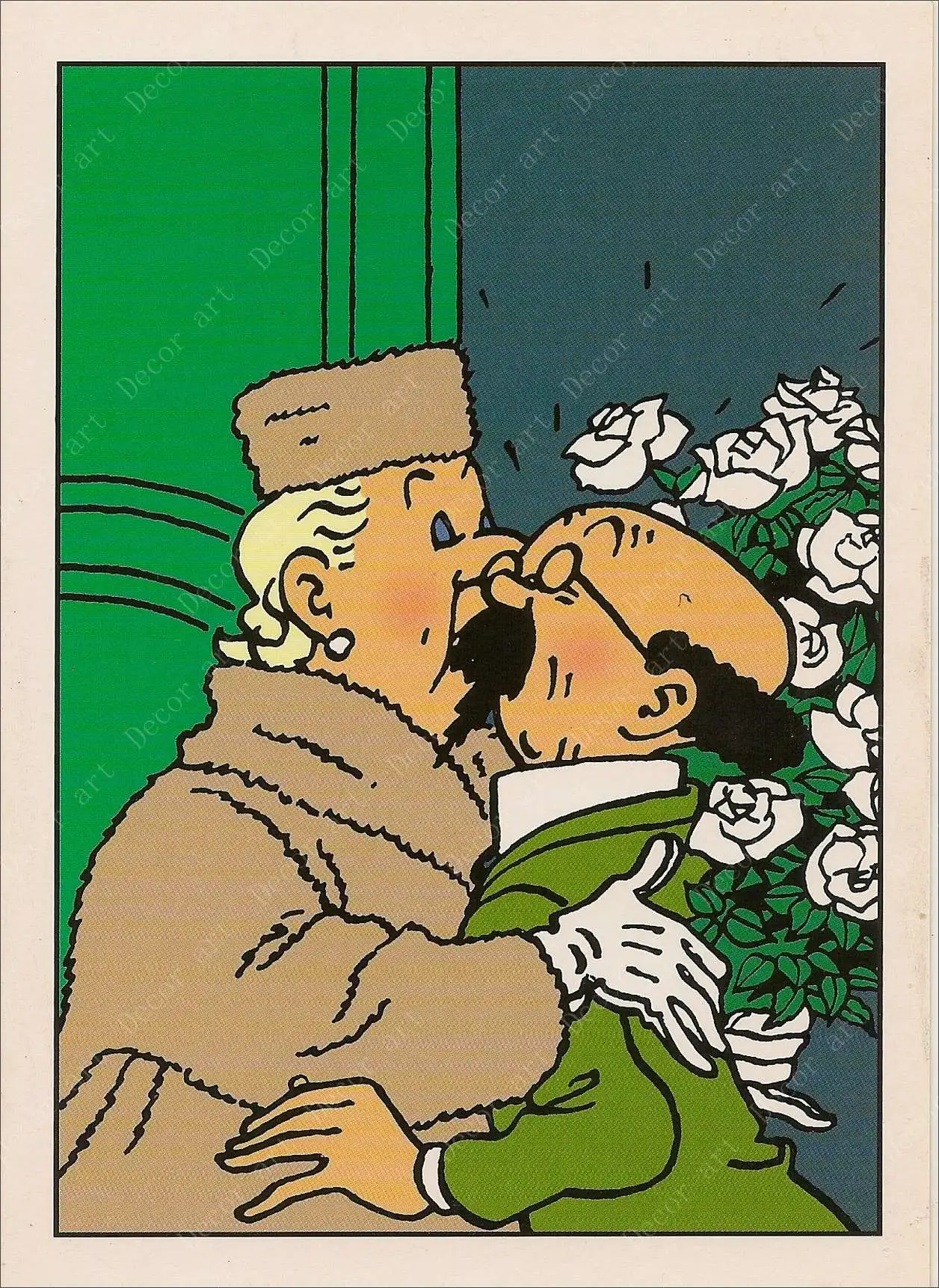 Винтажные Приключения TinTin постер звезды Открытка классический холст картины