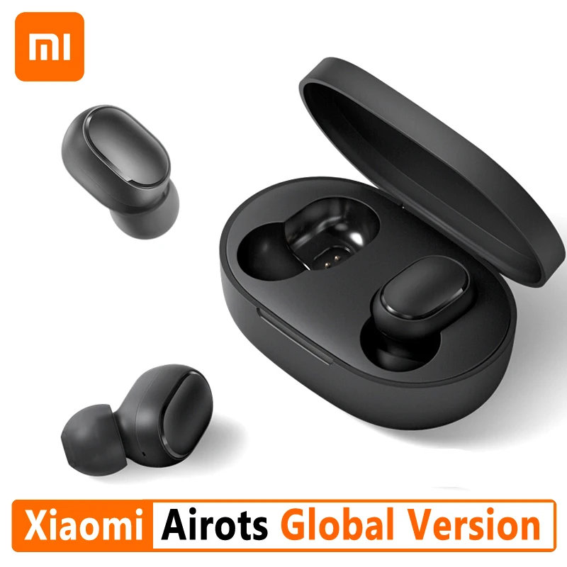 Xiaomi Redmi Airdots, оригинальные беспроводные наушники Xiaomi, TWS, глобальная версия, голосовые Bluetooth 5,0, шумоподавление с микрофоном