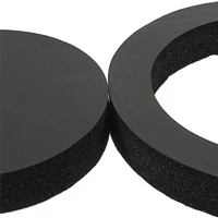 black rubber foam 19 5cm 14 5cm bass insulation soundproof foam rings less noise accessory 4pcs