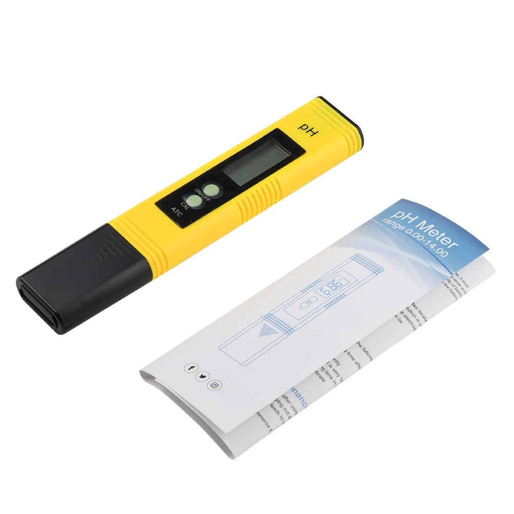 PH метр 0 01 Высокоточный тестер качества воды с автоматической калибровкой